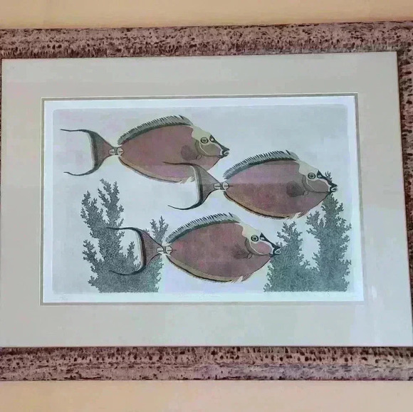 Leo P Donahue-"Unicornfish" Print 174/350 - Picture 2 of 6